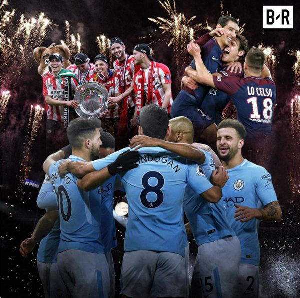 曼城横扫哥伦比亚，阿什拉夫扛起全队